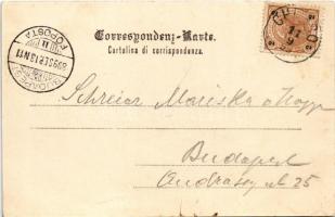 1899 (Vorläufer) Cres, Cherso; street. T. Stokel (r)