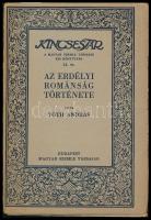 Tóth András: Az erdélyi románság története. Kincsestár - A Magyar Szemle Társaság Kis Könyvtára 13. sz. Bp., 1944, Magyar Szemle Társaság, 79+(1) p. Kiadói papírkötés, helyenként kissé sérült lapszélekkel. A szerző által Kincs Elek (1897-1978) irodalomtörténész részére DEDIKÁLT példány.
