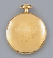 Patek Philippe 18K arany zsebóra. Jelzett szerkezet, hozzá eredeti papírral. Jelzett dupla 18K arany...