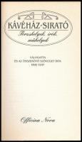 Erki Edit: Kávéház-sirató. Törzshelyek, írók, műhelyek. Bp., (1995), Officina Nova. Kiadói papírköté...