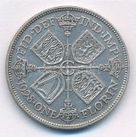 Nagy-Britannia 1928. 1Fl Ag "V. György" T:2-
United Kingdom 1928. 1 Florin Ag "Georg...