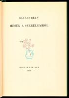 Balázs Béla: Mesék a szerelemről. Kass János rajzaival. Bp., 1958, Magyar Helikon. Kiadói aranyozott...