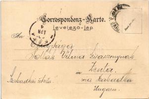 1899 (Vorläufer) Gd C. Julius Forinyák. Viele Grüsse aus K.u.k. Infanterie Regiment Nr. 86. / Foriny...