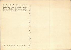 Budapest I. Budai kis utca, Tabán. Copyright by Tamás Gallery. s: Endre Vadász