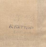 Thangka (szövet rátétre készített tibeti buddhista festmény) kb 1980-ból. 32x53 cm