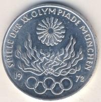 NSZK 1972G 10M Ag "Olimpia-Láng" T:BU