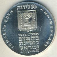 Izrael 1973. 10L Ag "25. függetlenségi évforduló" T:BU