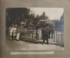 1916 Paci az állatkertben, korai magyar burleszkfilm forgatásakor készített 28 db különböző méretű f...