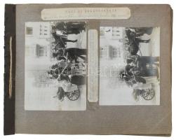 1916 Paci az állatkertben, korai magyar burleszkfilm forgatásakor készített 28 db különböző méretű f...