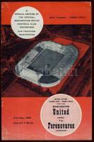 1965 Manchester United -FTC meccs programfüzet / Football-match official programme