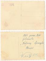 1938 Brassó, Kronstadt, Brasov; Kolping mozgalom sportegyletének felvonulása június 8-án, náci karle...