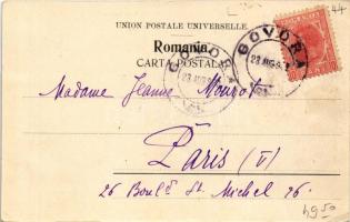 1902 Baile Govora, Vila Hortensia, Vila Constanta-Marieta / villas. Franz Eitel Art Nouveau, floral ...