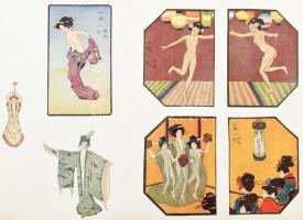 1908 Woman's life in Japan. Egy magyar utazó képgyűjteménye 113 kép, benne erotikusak is, hozzá...