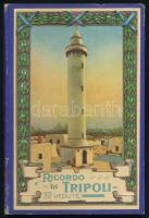 cca 1920-1930 Ricordo di Tripoli, leporelló 32 fekete-fehér fotóval, Ediz. A. Scroccni Milano, 16x10,5 cm
