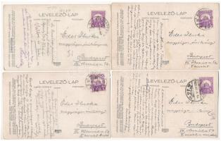 Budapest V. Egyetem utca 5. Erzsébet Királyné Szálló étterem és söröző pince, Sándor Béla falfestmén...