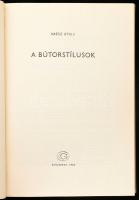 Kaesz Gyula: Ismerjük meg a bútorstílusokat. Bp., 1962, Gondolat. Első kiadás. Kiadói félvászon-kötésben
