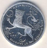 Németország 1995F 10M Ag "Oroszlán Henrik" T:2+