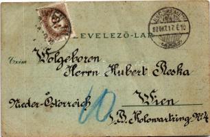 1898 (Vorläufer) Kecskemét, izraelita templom, zsinagóga, Fő tér, színház, katona József és Szenthár...