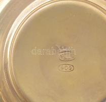 Ezüst (Ag/900) kiöntő, jelzett, m: 24 cm, nettó: 409g