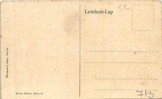 Tarcsafürdő, Bad Tatzmannsdorf; Gyógyudvar. Hönigmann Jakab kiadása / Kurhof / spa (kopott sarok / w...