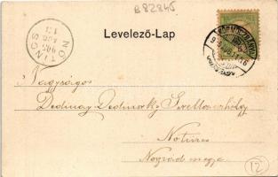 1905 Körmöcbánya, Kremnitz, Kremnica; Zólyomvölgy, Anna kápolna. Ritter Lipót J. kiadása / chapel in...