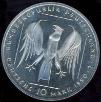 NSZK 1990. 10M Ag "800 éves a Német Rend" T:BU