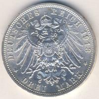 Német Birodalom/Császárság/Poroszország 1913. 3M Ag "100 éves évforduló..." T:2+ kis ph.