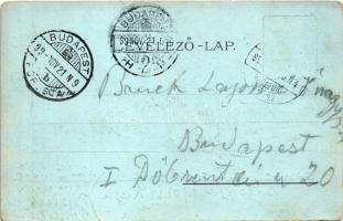 1899 (Vorläufer) Érsekújvár, Nové Zámky; Kossuth Lajos tér, templom. Conlegner J. és Fia kiadása / s...