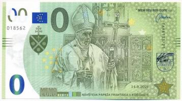 2021. 0E szuvenír bankjegy A kassai Szent Erzsébet-székesegyház T:I  Slovakia 2021. 0 Euro souvenir banknote The St. Elizabeth Cathedral in Kosice C:UNC