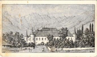 1918 Karasznyán, Krasnany (Zsolna, Zilina); vár / zámok / castle (EK)