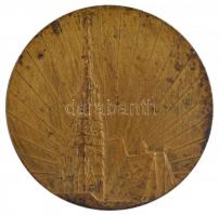 Ausztria 1922. "Bécsi Eucharisztikus Világkongresszus" kétoldalas bronz emlékérem (50mm) T...