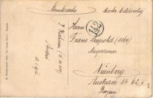 1912 Pola, Vorbereitungen zur Kohlenfassung, K.u.k. Kriergsmarine / Austro-Hungarian Navy mariners p...