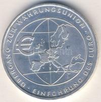 Németország 2002F 10€ Ag "Átváltás euróra" T:BU