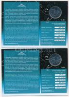 2005. 50Ft Cu-Ni "15 éves a Nemzetközi Gyermekmentő Szolgálat" (2x) elsőnapi veret sorszám...