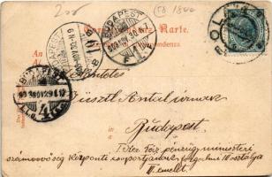 1903 K.u.k. Kriegsmarine Scharfe Schiessübungen im Boote / Manovre di tiro / Osztrák-magyar haditeng...