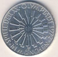 NSZK 1972G 10M Ag "Strahlenspirale (in München)" T:BU