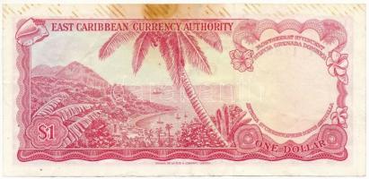 Kelet-Karibi Államok DN (1965) 1$ "B91 178387" T:III folt
East Caribbean States ND (1965)...