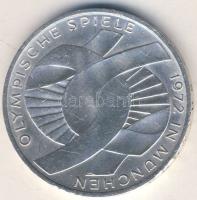 NSZK 1972D 10M Ag "Az összefogás szimbóluma" T:2+