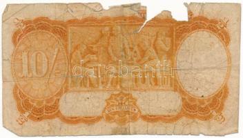 Ausztrália DN (1941-1948) 10Sh T:IV anyaghiány
Australia ND (1941-1948) 10 Shillings C:G material e...