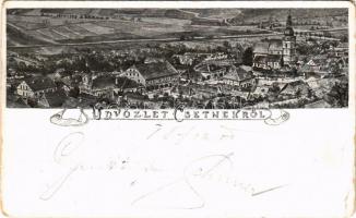1900 Csetnek, Stítnik; látkép / general view (EM)