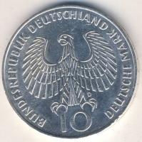 NSZK 1972D 10M Ag "Olimpia-Láng" T:BU