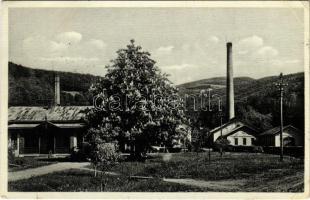 1939 Luciabánya, Luciabana, Lucia Bana (Mecenzéf, Metzenzéf, Metzenseifen, Medzev); Lucia bánya, üzemi épületek, iparvasút / mine, factory buildings, industrial railway (EB)