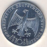 Németország 1992. 10M Ag "K. Kollwitz" T:BU