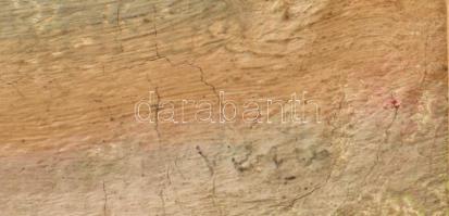 Vén Emil (1902-1984): Nagymaros. Olaj, karton, jelezve jobbra lent, hátoldalán Képcsarnok Vállalat c...