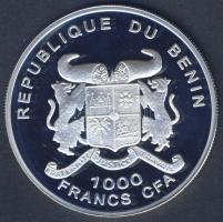 Benin 2002. 1000Fr Ag "Klaus Störtebeker-hajó" T:PP