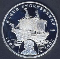 Benin 2002. 1000Fr Ag "Klaus Störtebeker-hajó" T:PP