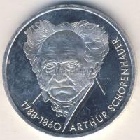 NSZK 1988. 10M Ag "Schopenhauer" T:BU