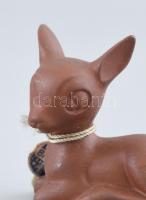 Goebel manufaktúra, Walt Disney limitált kiadású Bambi figura, jelzett, steinzeug, korának megfelelő...