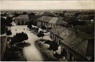 1929 Celldömölk, Fő tér, Bensdorp Caco reklám a falon, Hangya, dohány áruda, Róth Mór, Molnár és Kellen Sándor üzlete. Weinstock E. 335. + CELLDÖMÖLK P.U.