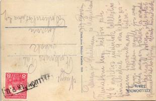 1929 Celldömölk, Fő tér, Bensdorp Caco reklám a falon, Hangya, dohány áruda, Róth Mór, Molnár és Kel...